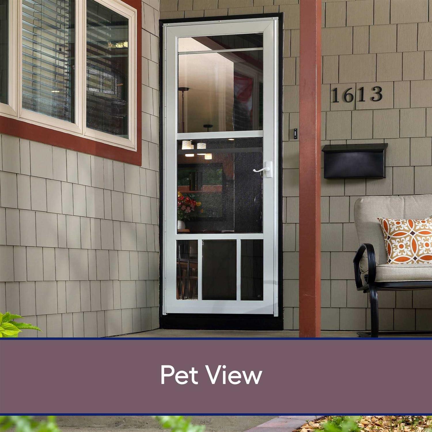 Alternative view of Larson Pet View Pet Storm Door