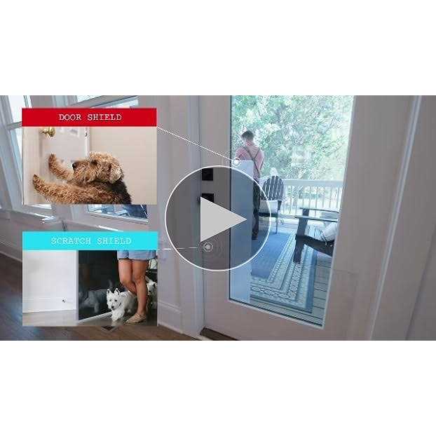 Alternative view of CLAWGUARD Scratch-Shield Strong Transparent Protection to Shield from Pet Damage to Drywall, Doors and Screen Doors. Keep Paws Safe and Home Clean