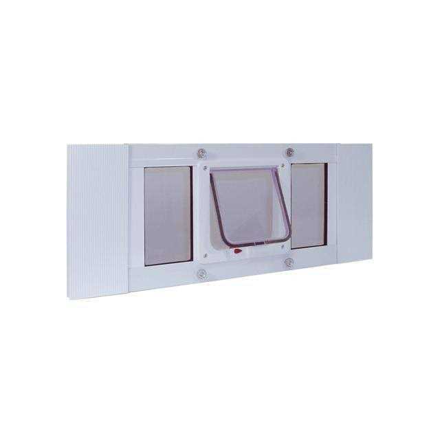 Ideal Pet Products Aluminum Sash Cat Flap Pet Door
