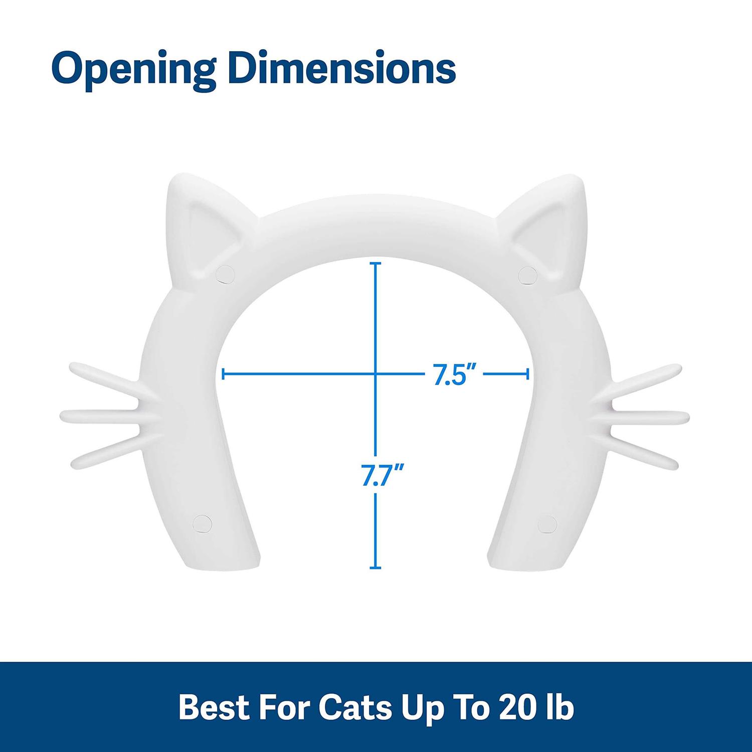 Alternative view of PetSafe Cat Door Cat Corridor for Interior Doors Adds Privacy, Keeps Dogs Out of Cats Space, Food, and Litter Box or Auto Feeder