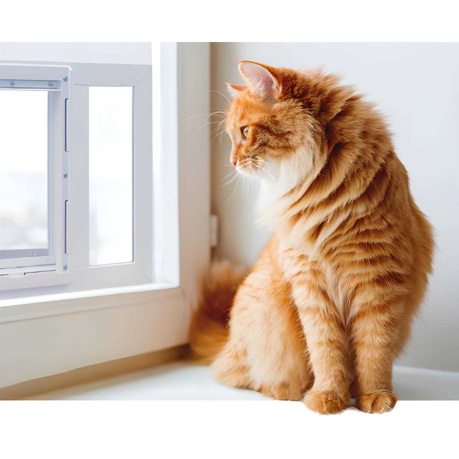Alternative view of Ideal Pet Products Aluminum Sash Pet Door