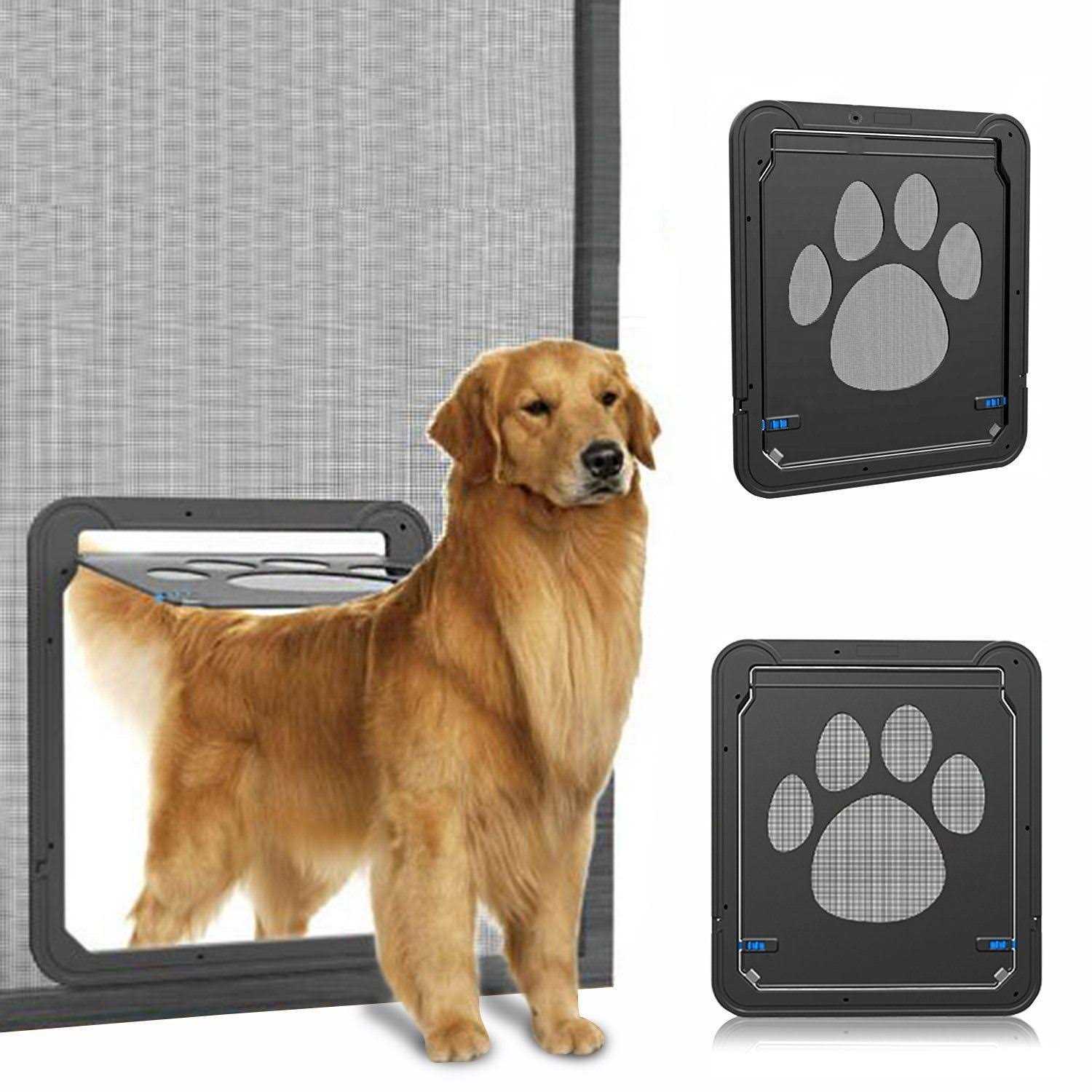Alternative view of Ownpets Dog Screen Door Inside Door Flap 12x14x0.4 Inch Lockable Pet Screen Door