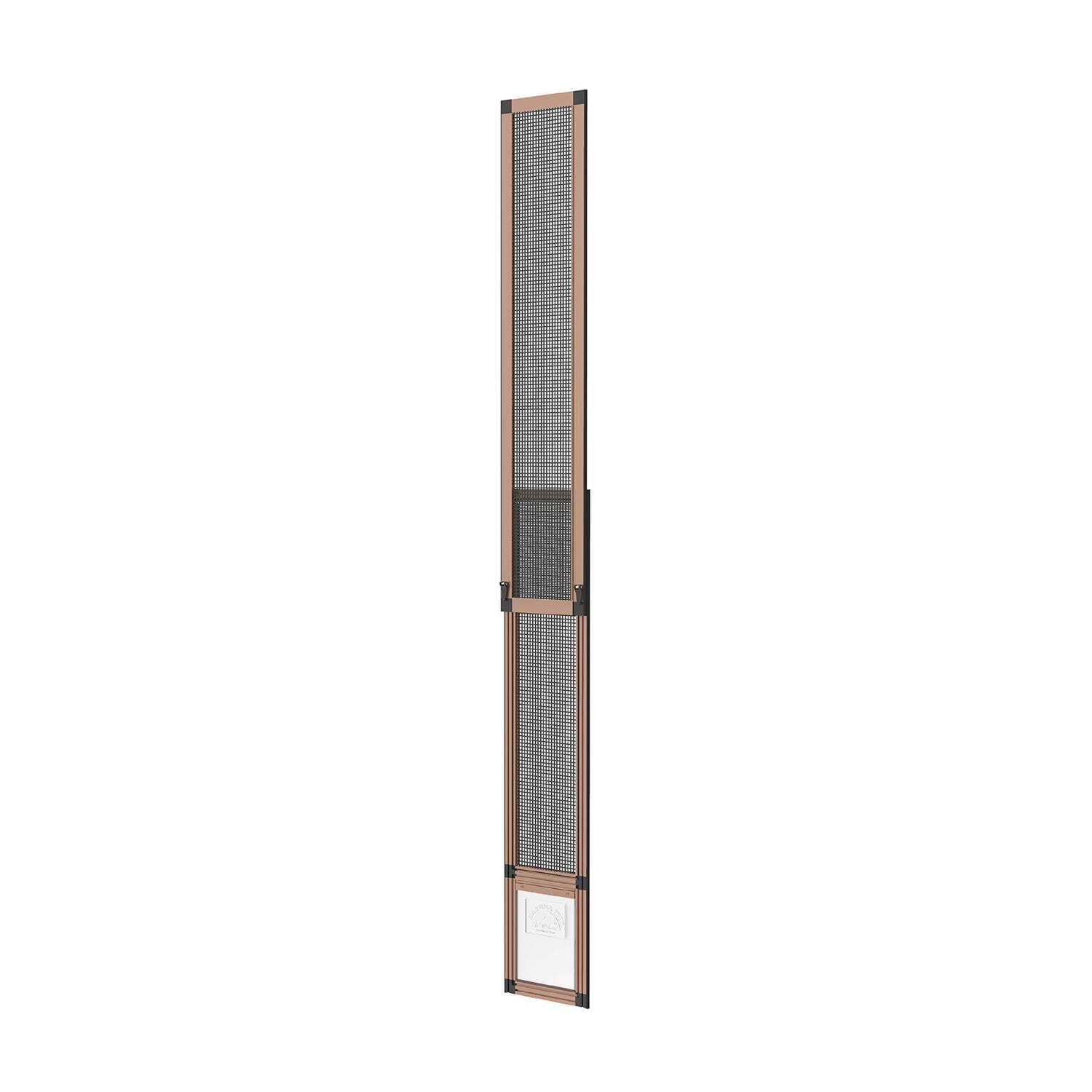 Hakuna Pets Patio Pet Door Screen Insert Panel for Sliding Doors Fits Door Track Min Ht Max Ht 84.25