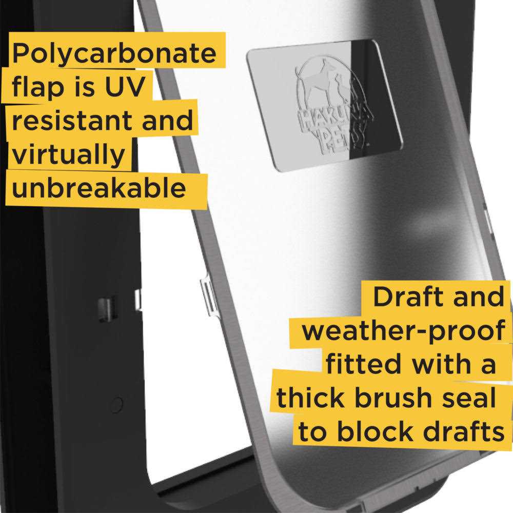Alternative view of Hakuna Pets White Super Tough Pet Door