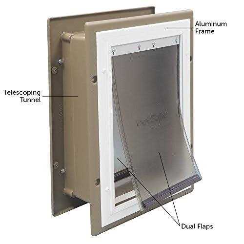 Alternative view of PetSafe Wall Entry Aluminum Pet Door