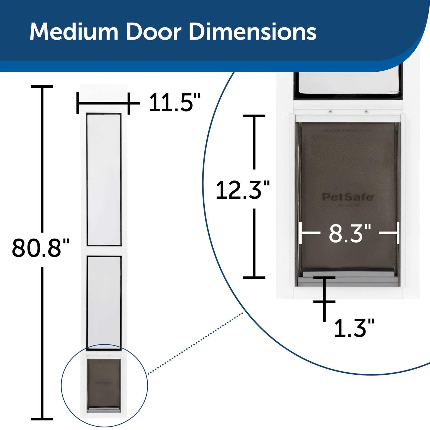 Alternative view of PetSafe Extreme Weather Sliding Glass Pet Door