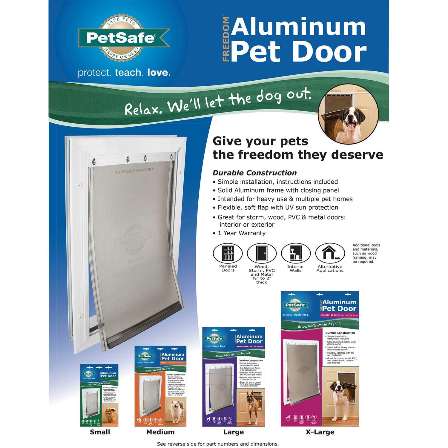Alternative view of PetSafe Aluminum Freedom Pet Door