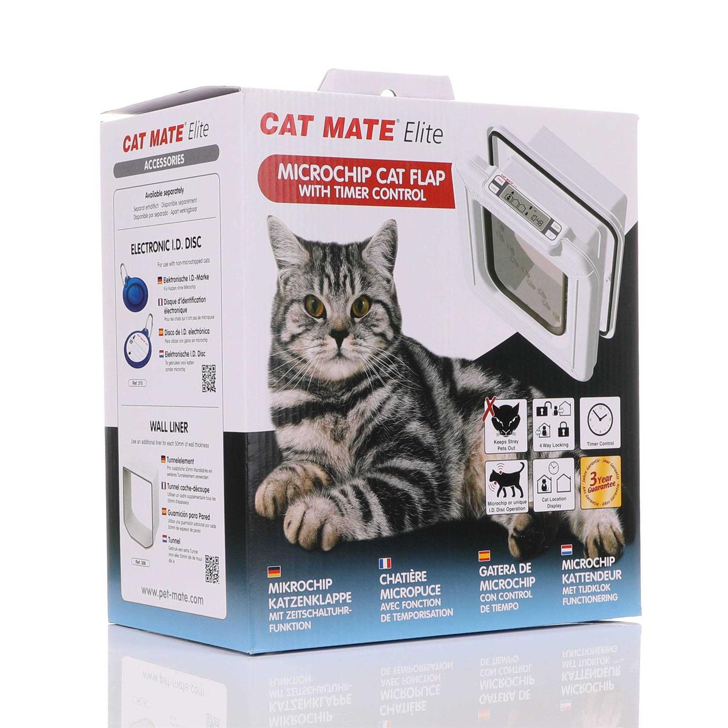 Alternative view of Cat Mate Elite Microchip Cat Flap with Timer Control