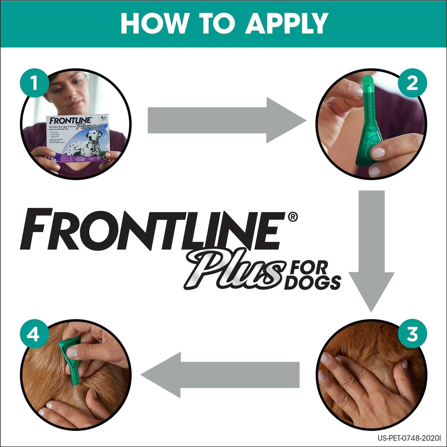 Alternative view of Frontline Plus Dogs Flea Tick