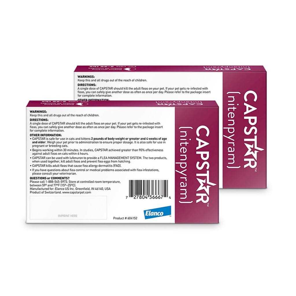 Alternative view of Capstar Flea Tablets for Cats 2-25 lbs