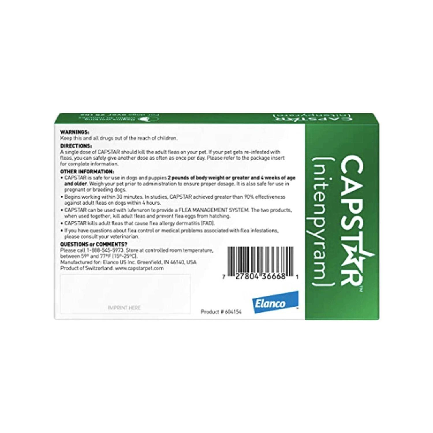 Alternative view of Capstar Flea Tablets for Dogs