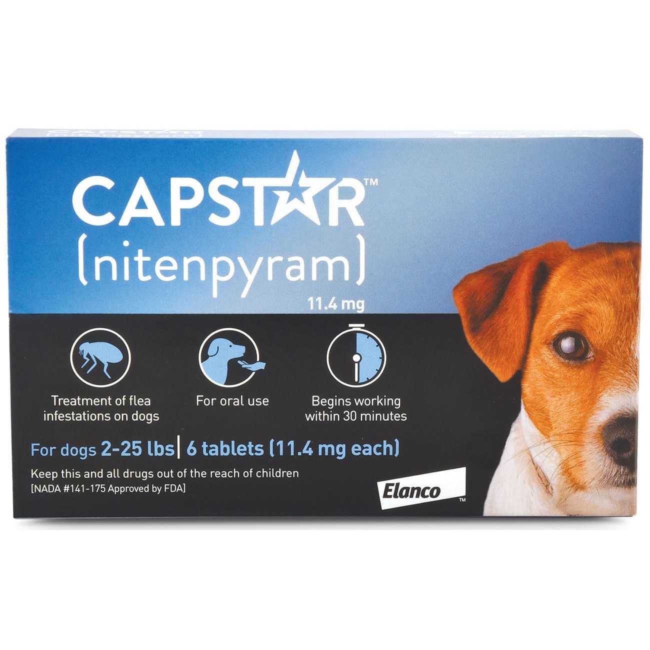 Alternative view of Capstar Flea Treatment for Dogs 2-25 lb