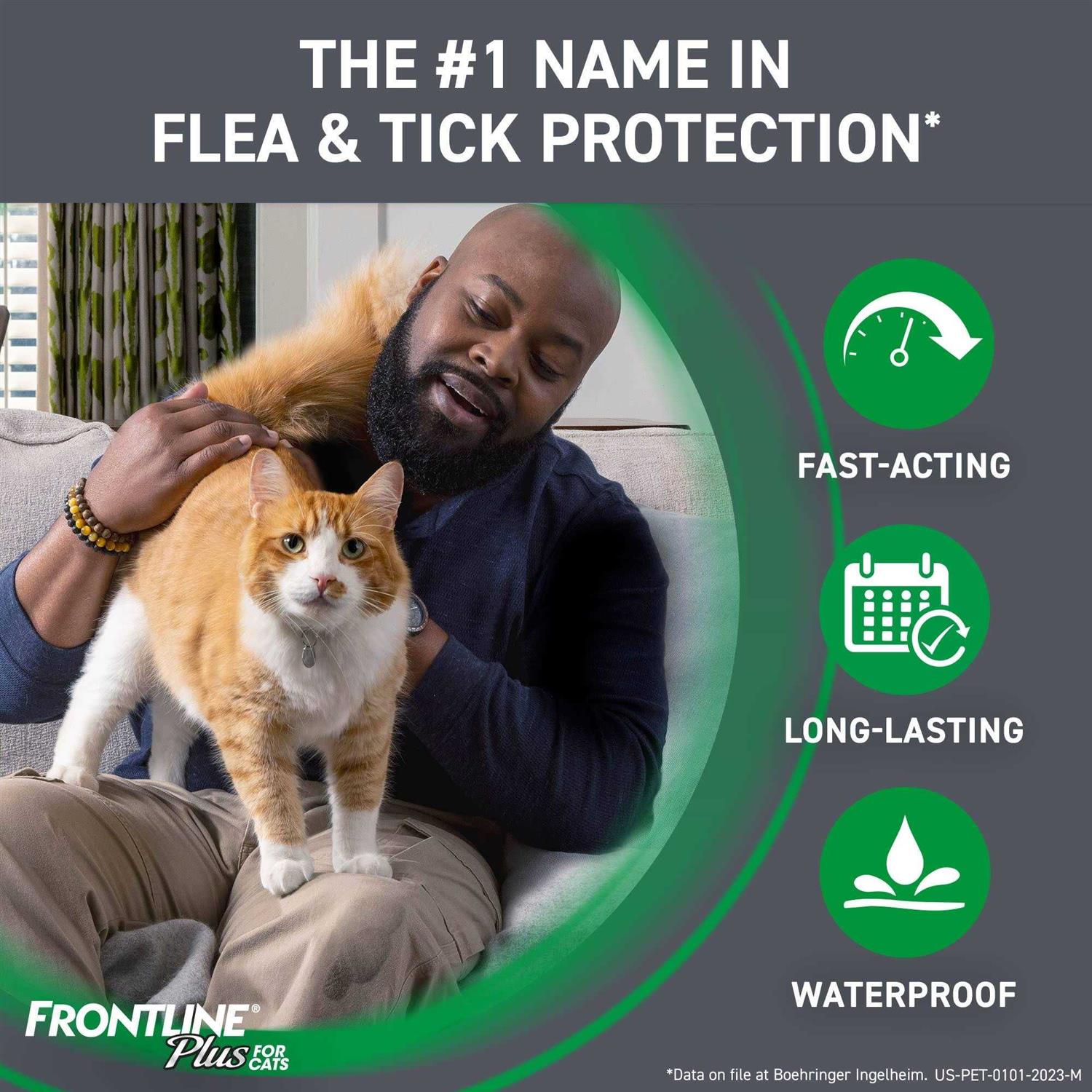 Alternative view of Frontline Plus Flea & Tick for Cats