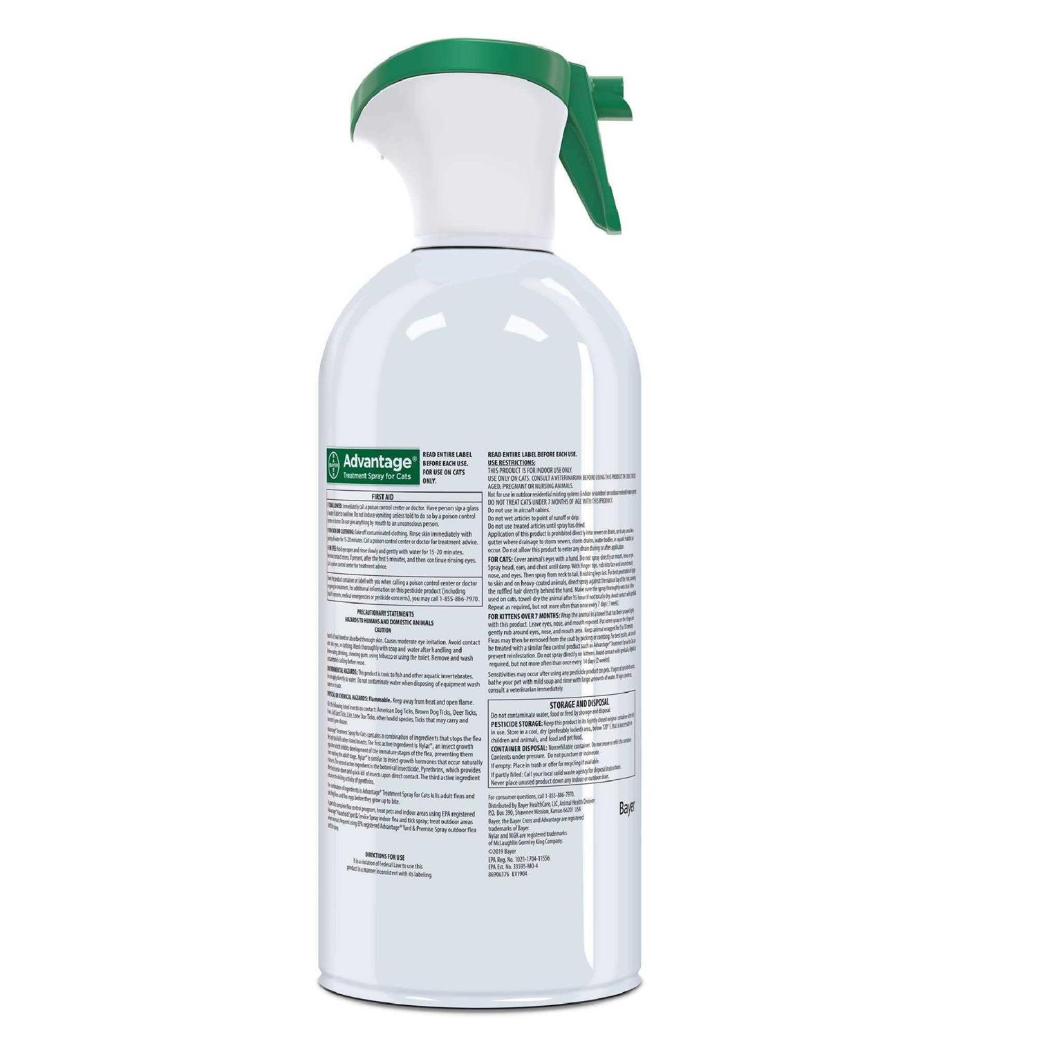 Alternative view of Advantage Flea Treatment Spray for Cats