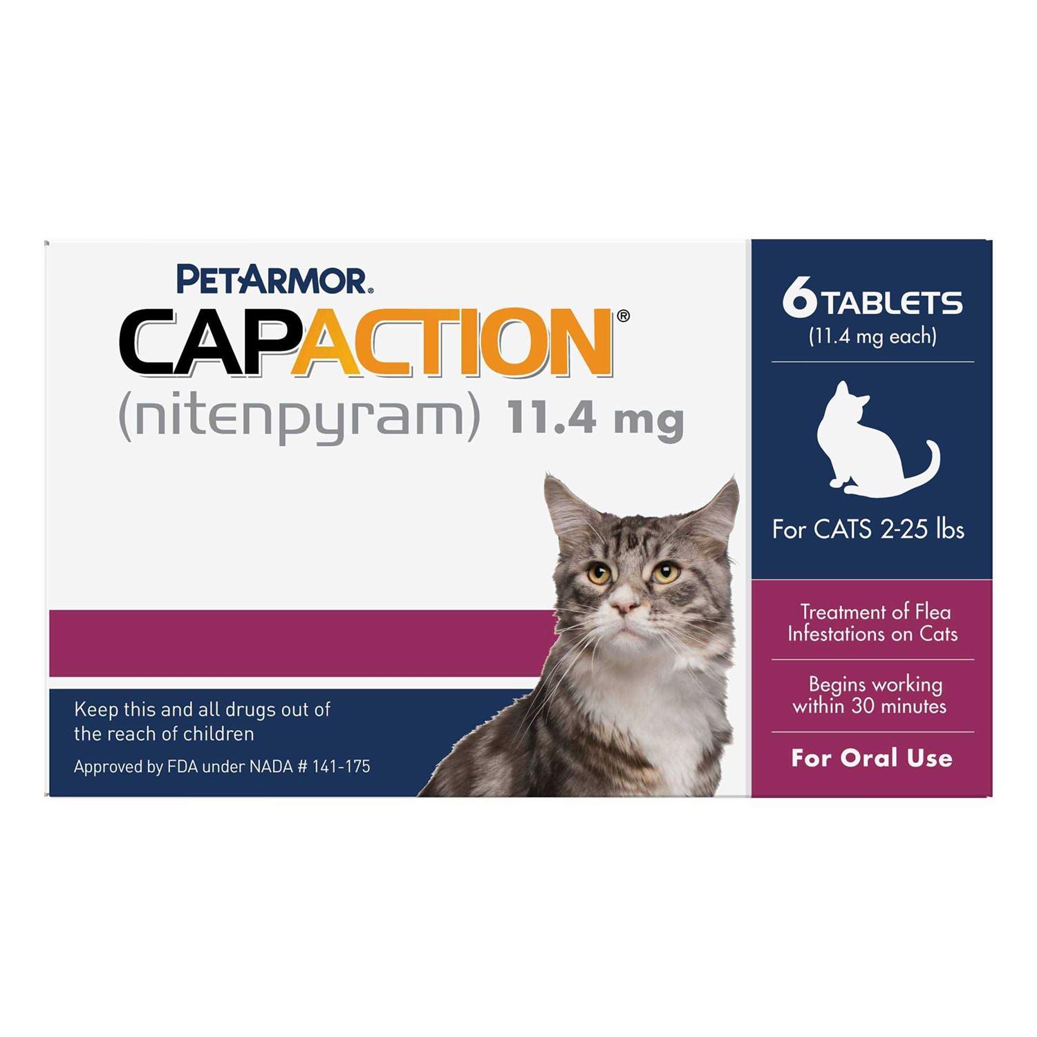 Alternative view of CapAction Flea Treatment for Cats