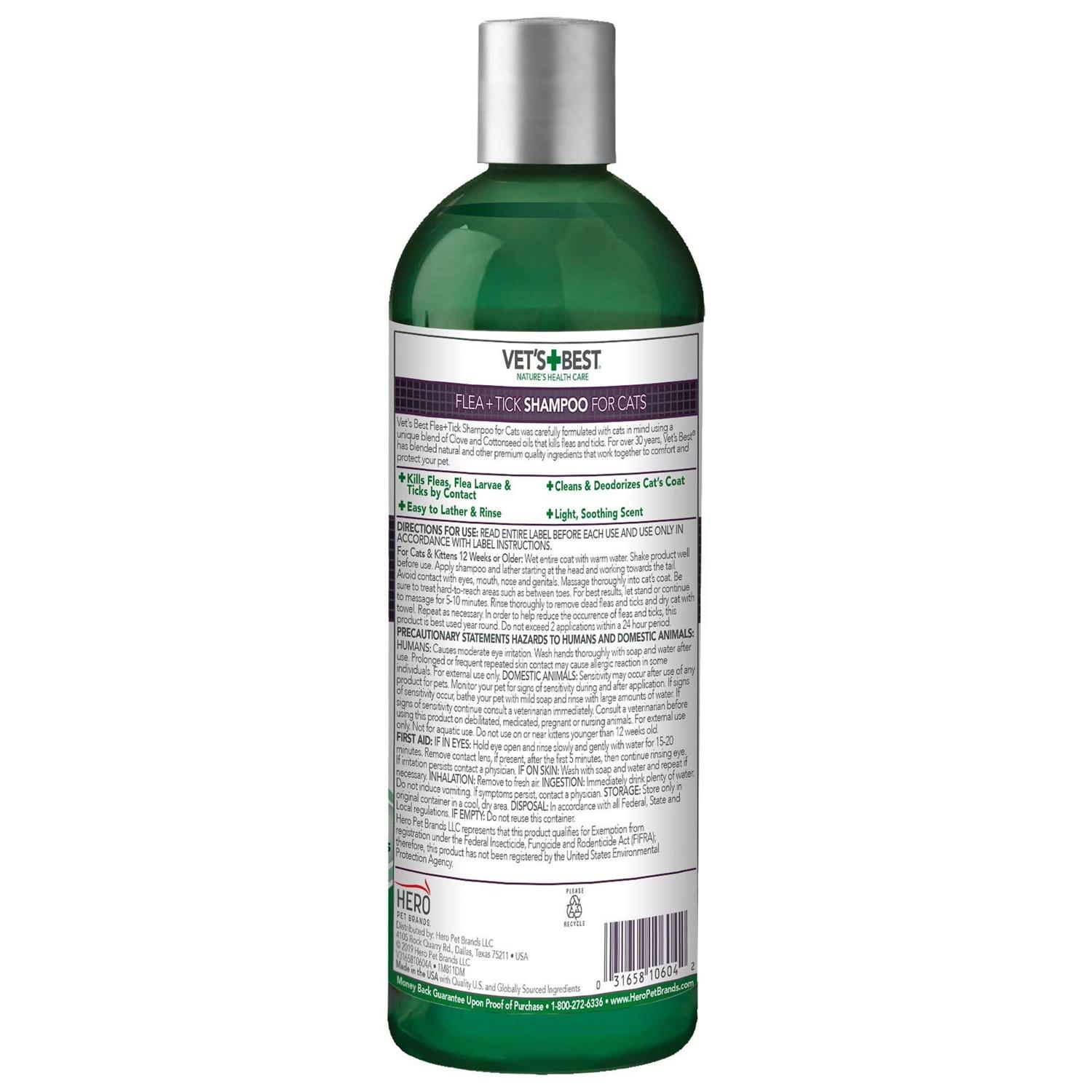 Alternative view of Vet's Best Flea & Tick Shampoo for Cats