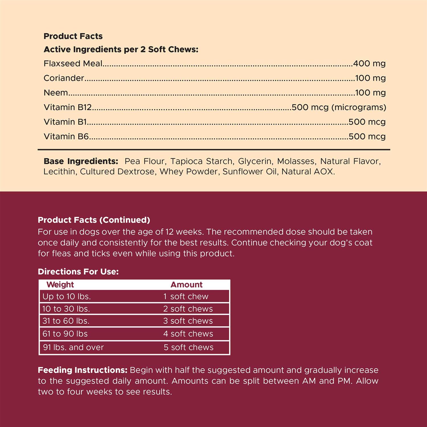 Alternative view of Chew + Heal Chewable Flea and Tick Prevention for Dogs