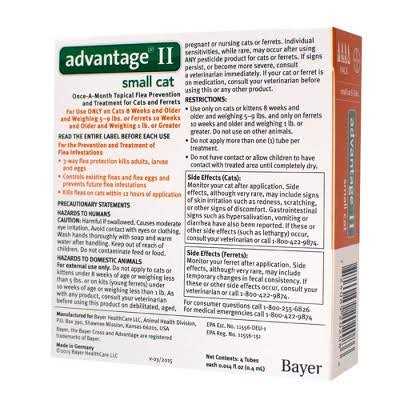 Alternative view of Advantage II for Cats