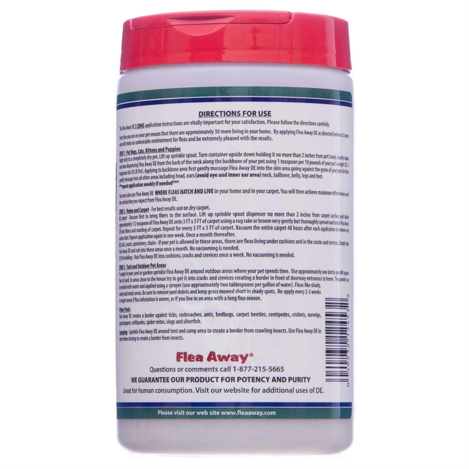 Alternative view of Flea Away Diatomaceous Earth