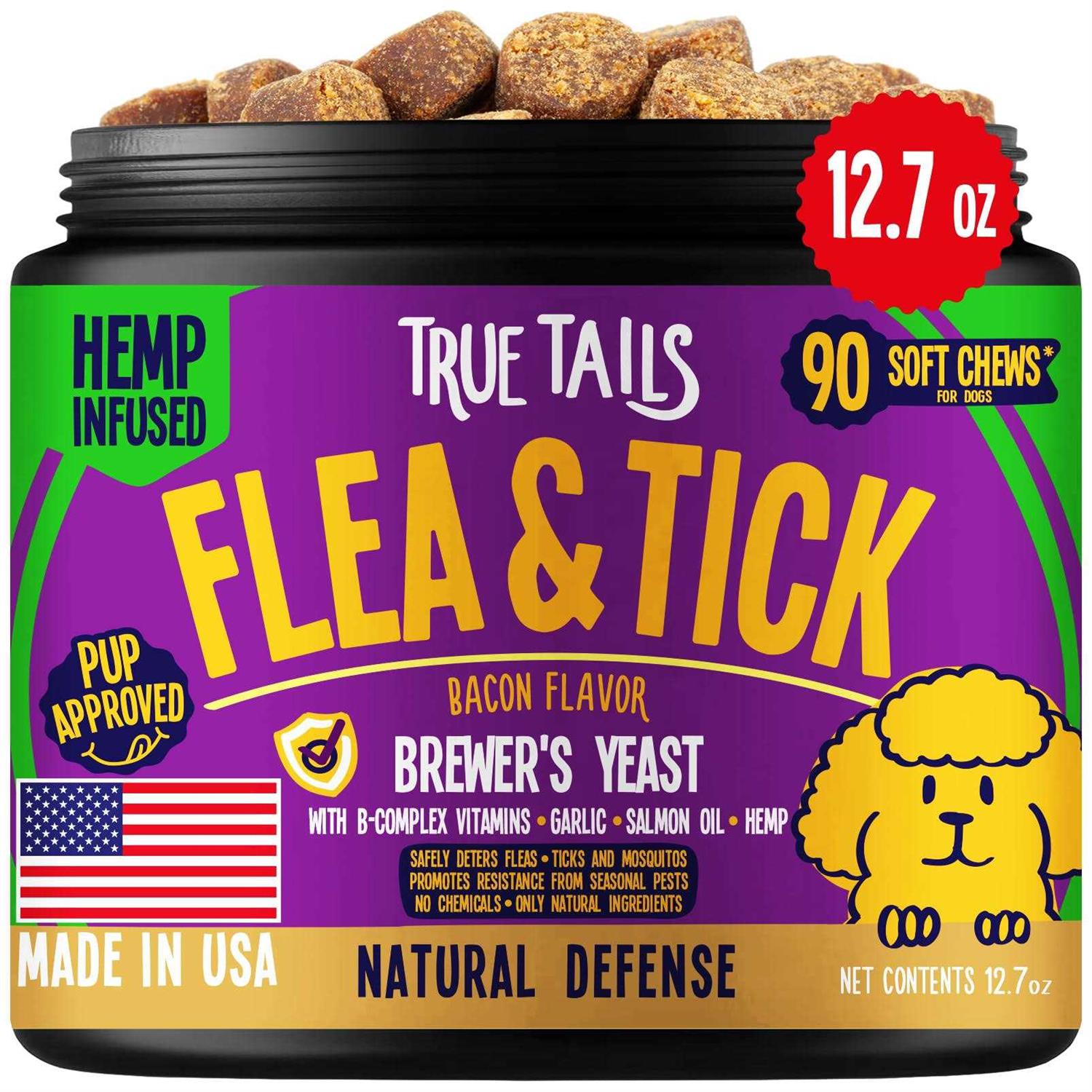 Alternative view of True Tails Natural Flea and Tick Prevention for Dogs