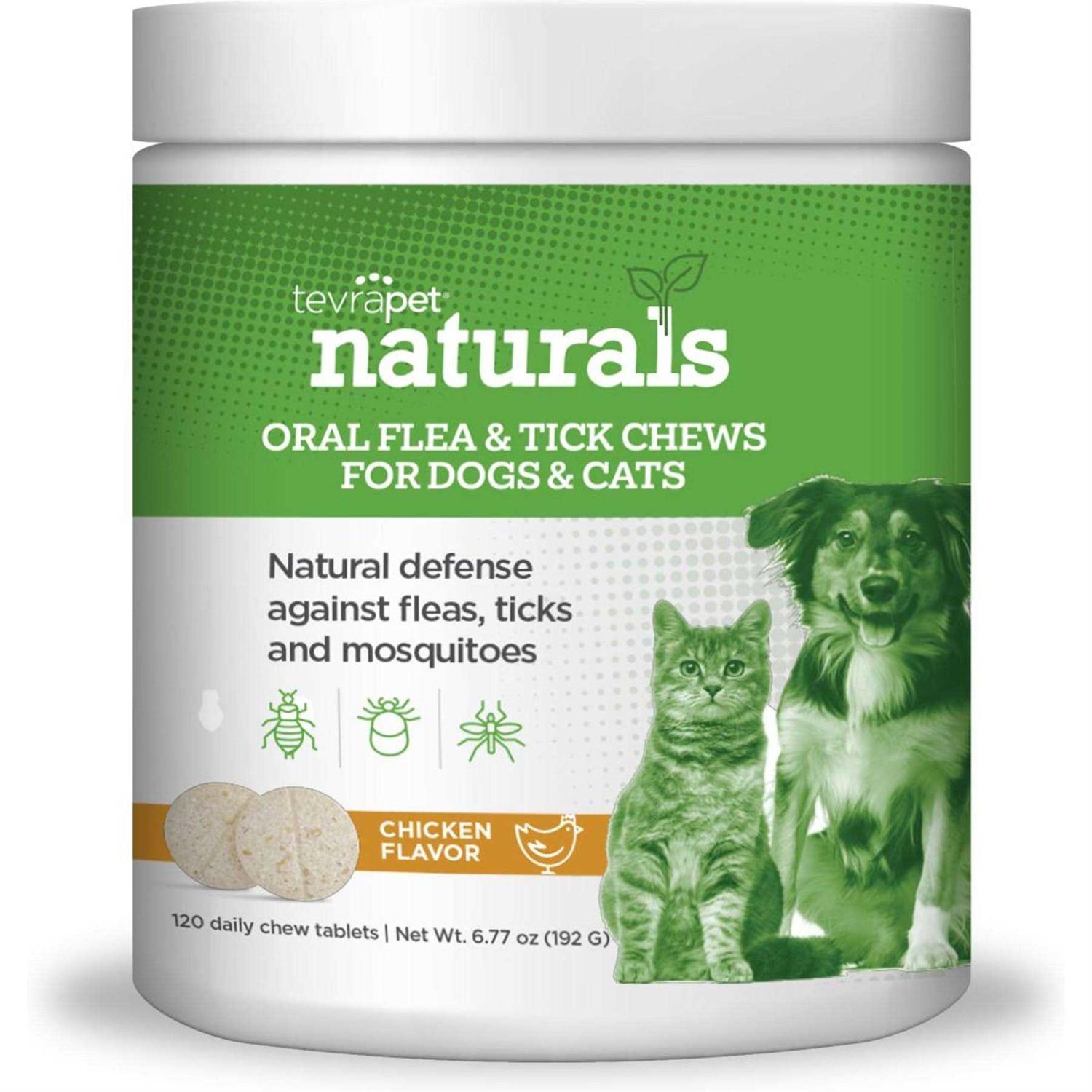 TevraPet Oral Flea & Tick Chews for Dogs & Cats