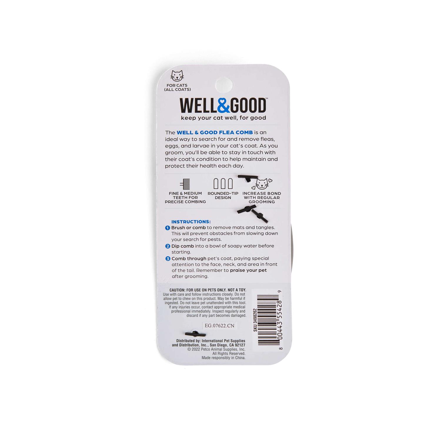Alternative view of Well & Good Cat Flea Comb