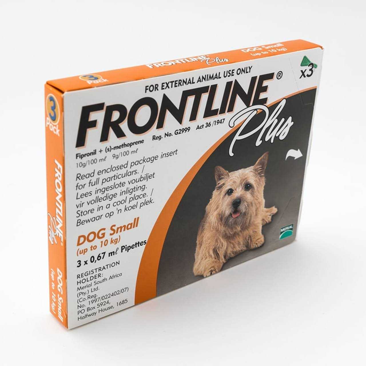 Alternative view of Frontline Plus for Small Dogs 2-10Kg