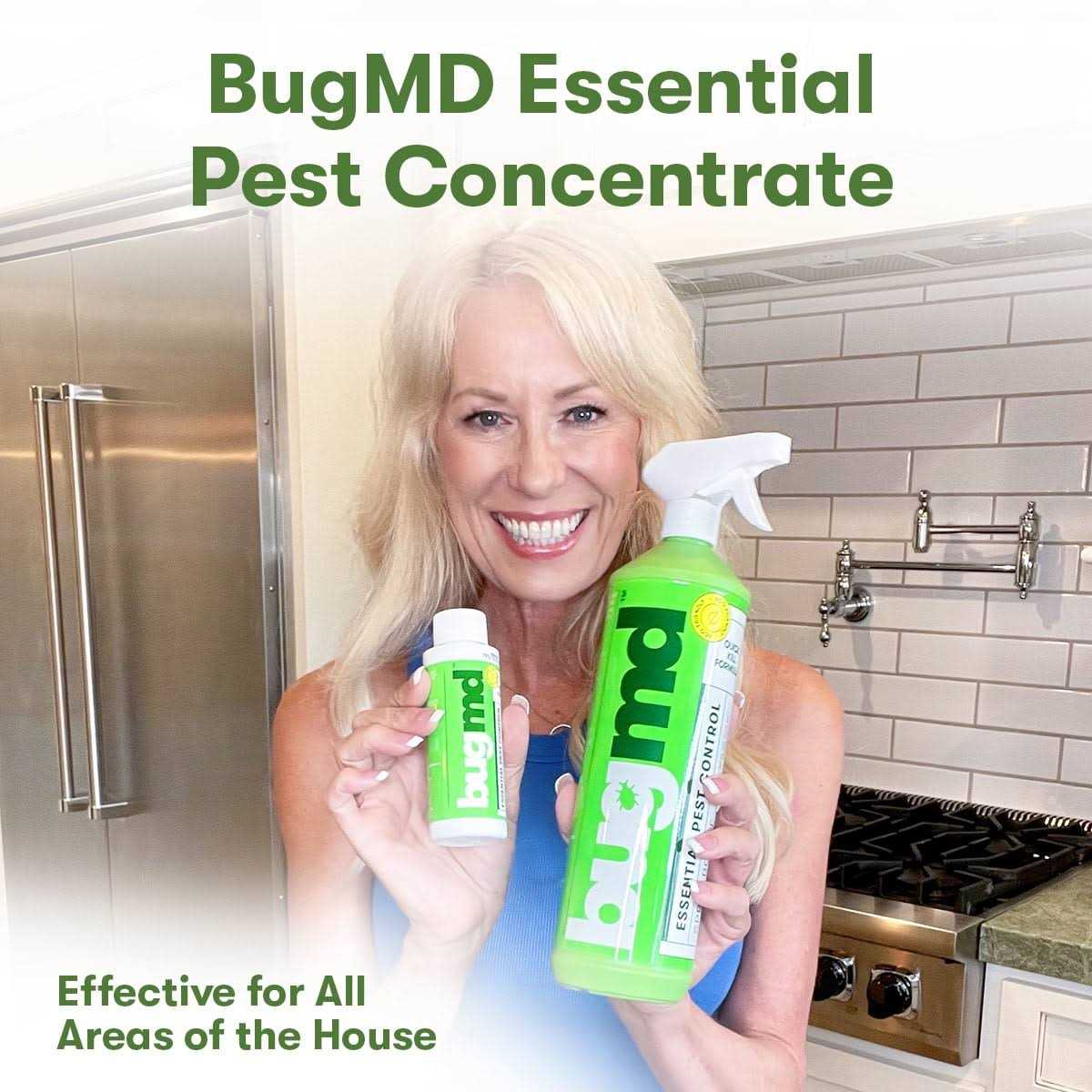 Alternative view of Bugmd Flea and Tick Concentrate Essential Oil-Powered Formula, Controls Fleas, Ticks, Mites in Dogs, Cats, and Other Furred