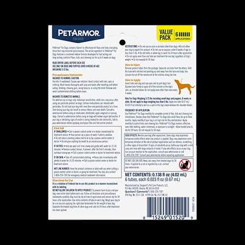 Alternative view of PetArmor Flea and Tick Treatment for Small Dogs
