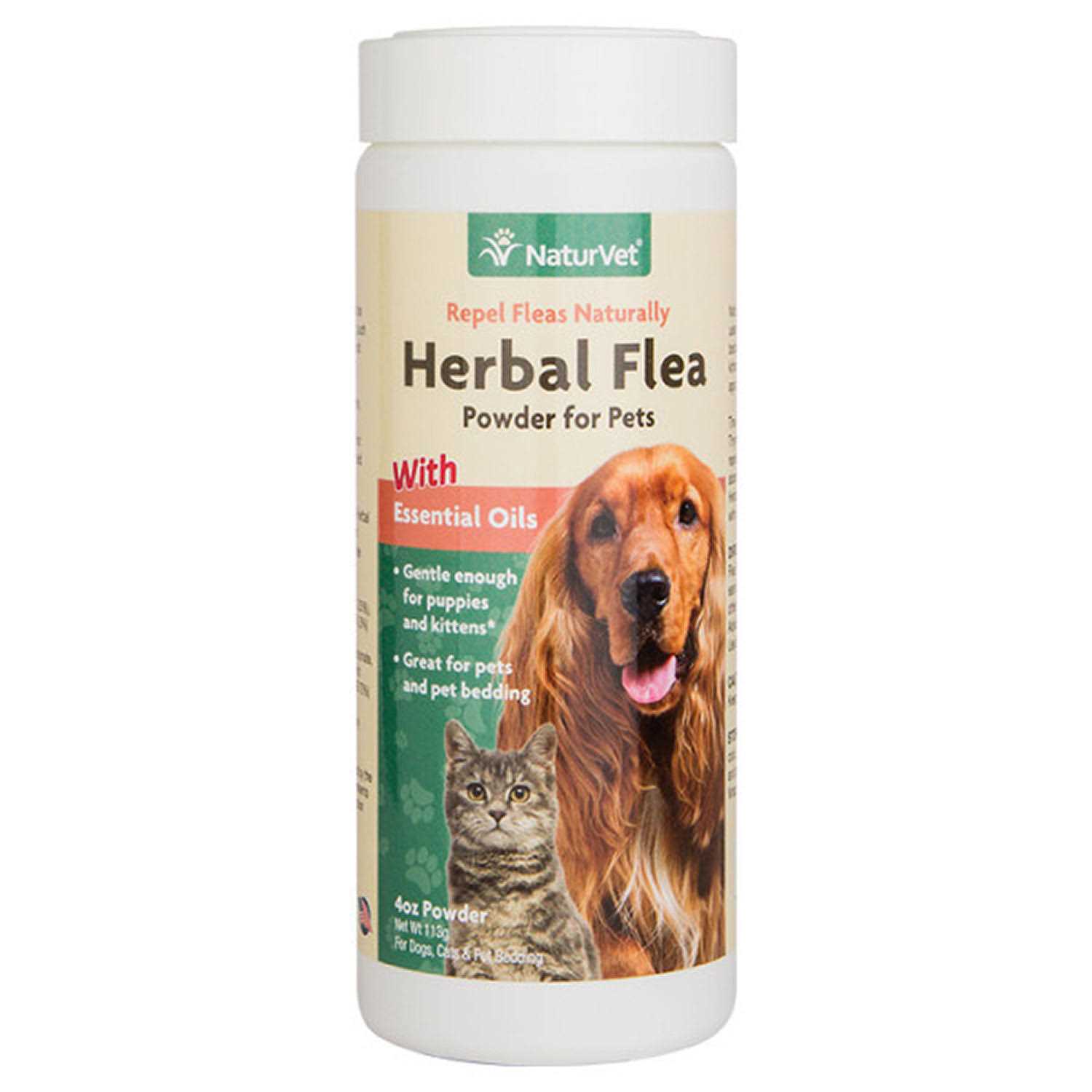 Alternative view of NaturVet Herbal Flea Powder