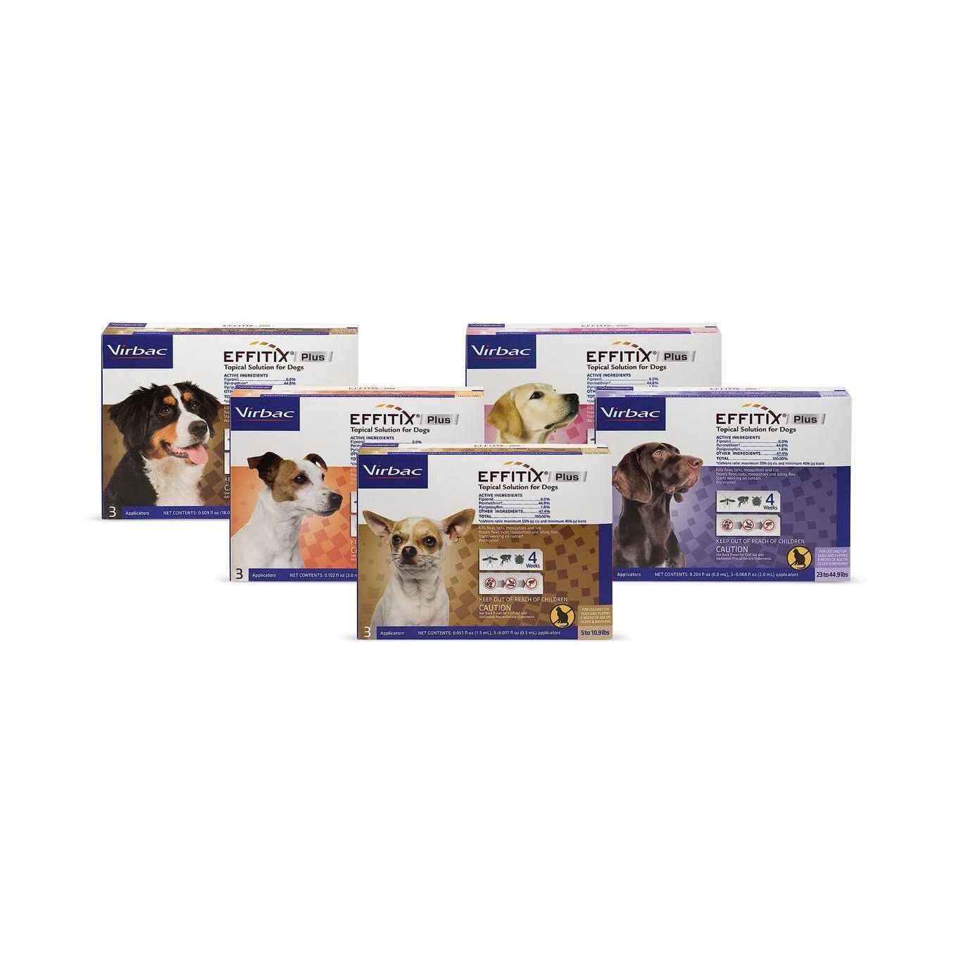 Alternative view of Effitix Plus for Dogs 45-88.9 lbs