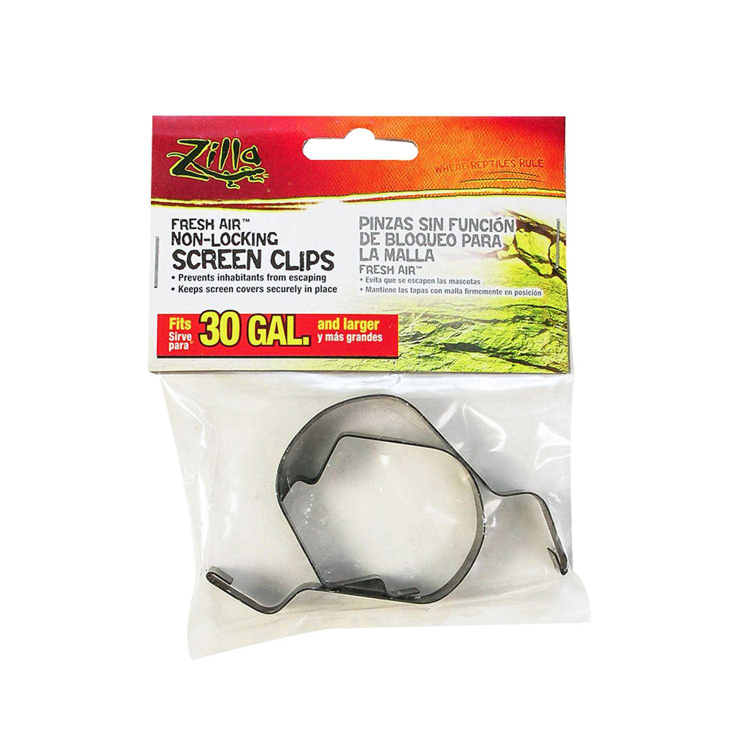 Alternative view of Zilla Fresh Air Non-Locking Screen Clips