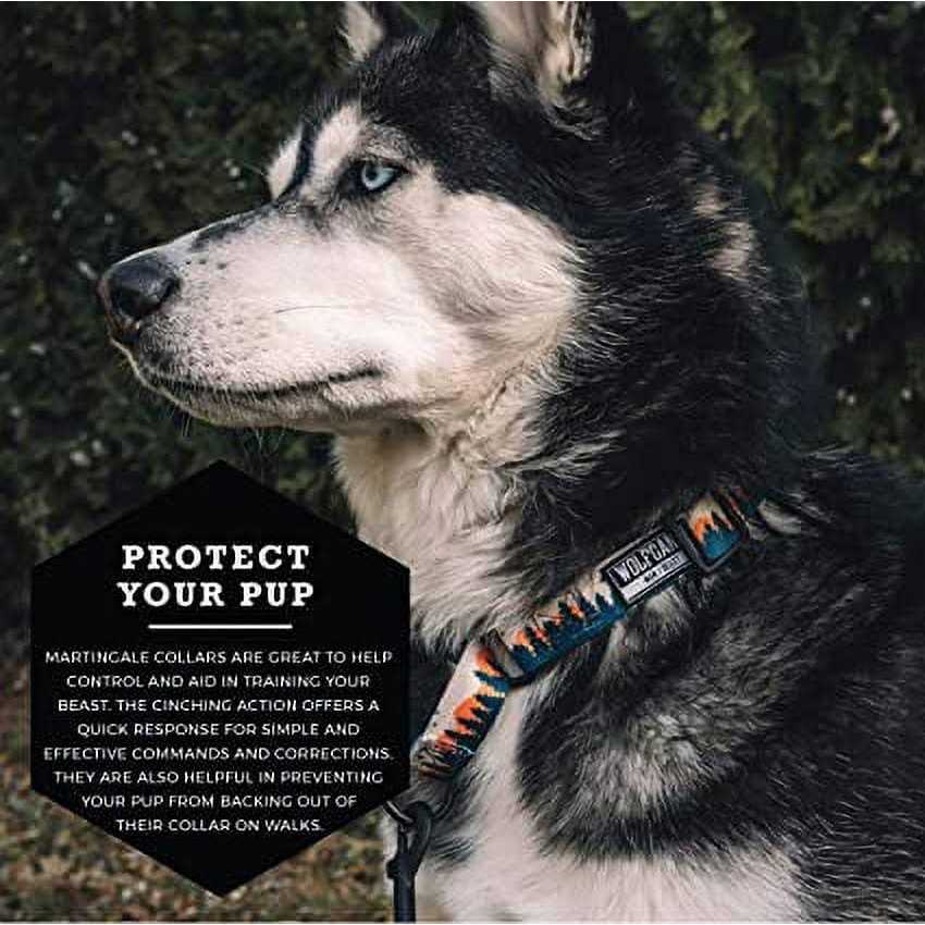 Alternative view of Wolfgang Martingale Dog Collar