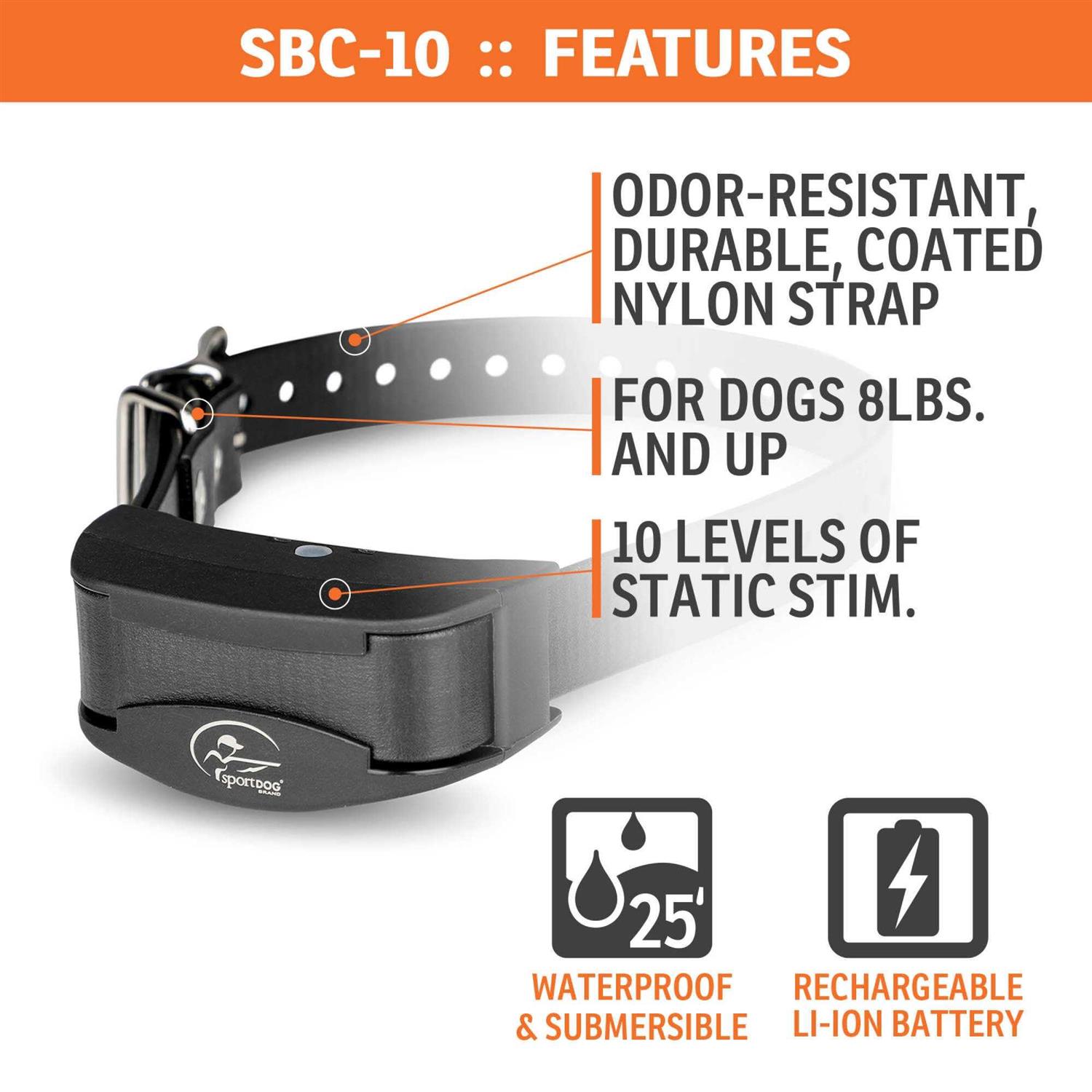 Alternative view of SportDOG NoBark SBC-10 Bark Collar