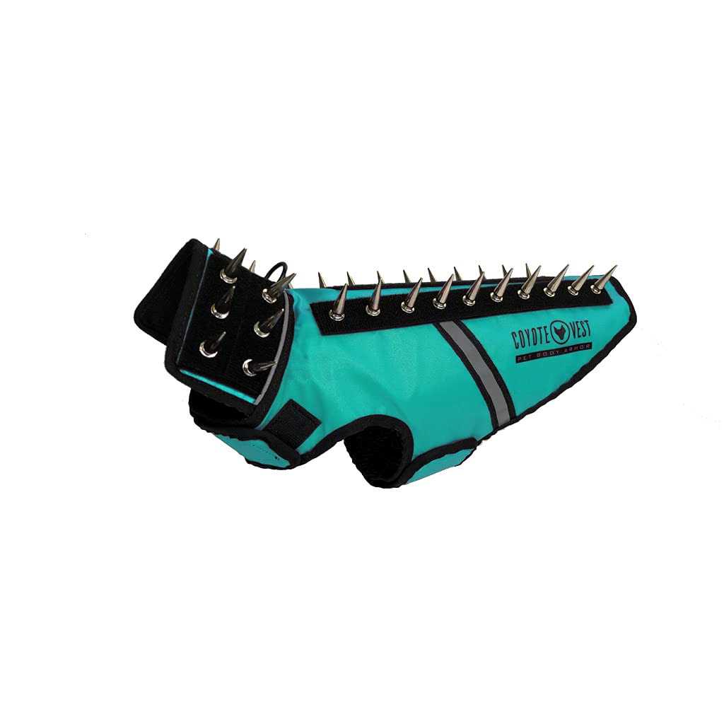 CoyoteVest SpikeVest Dog Harness Vest Reflective Dog Accessories with Spikes to Shield Your Pet from Raptor and Animal Attacks