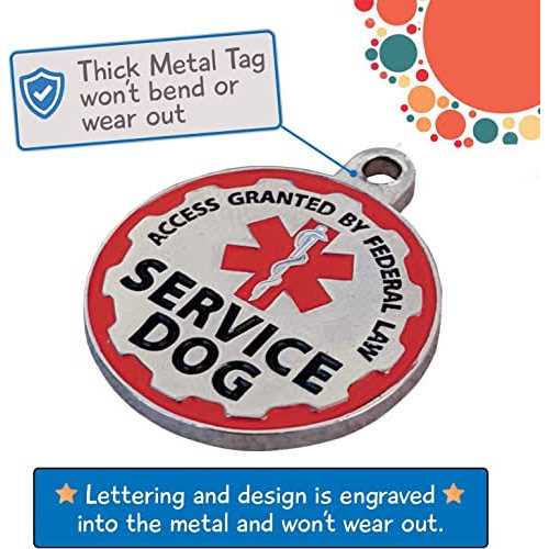 Alternative view of Pelto Service Dog Vest + ID Tag + 50 ADA Information Cards Service Dog Harness w patch in Sizes X Small to XX Large