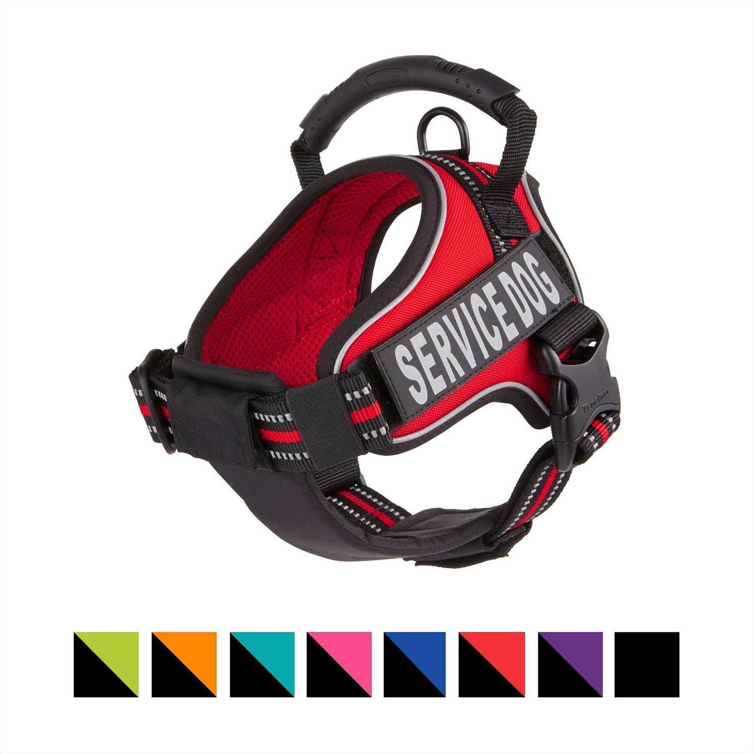 Chai's Choice Premium Service Dog Vest Service Dog Harness with Reflective Service Dog Patches and Sturdy Handle Dogs
