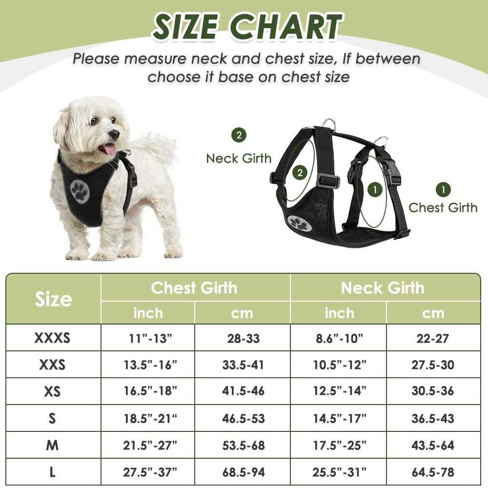 Alternative view of SlowTon Dog Car Harness Seat Belt Set Dog Vest Harness for Car Adjustable Mesh Breathable & Vehicle Safety Seatbelt Tether with Elastic Bungee
