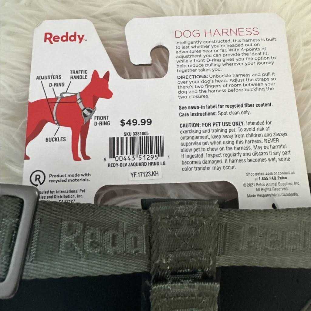 Alternative view of Reddy Dog Harness Jacquard