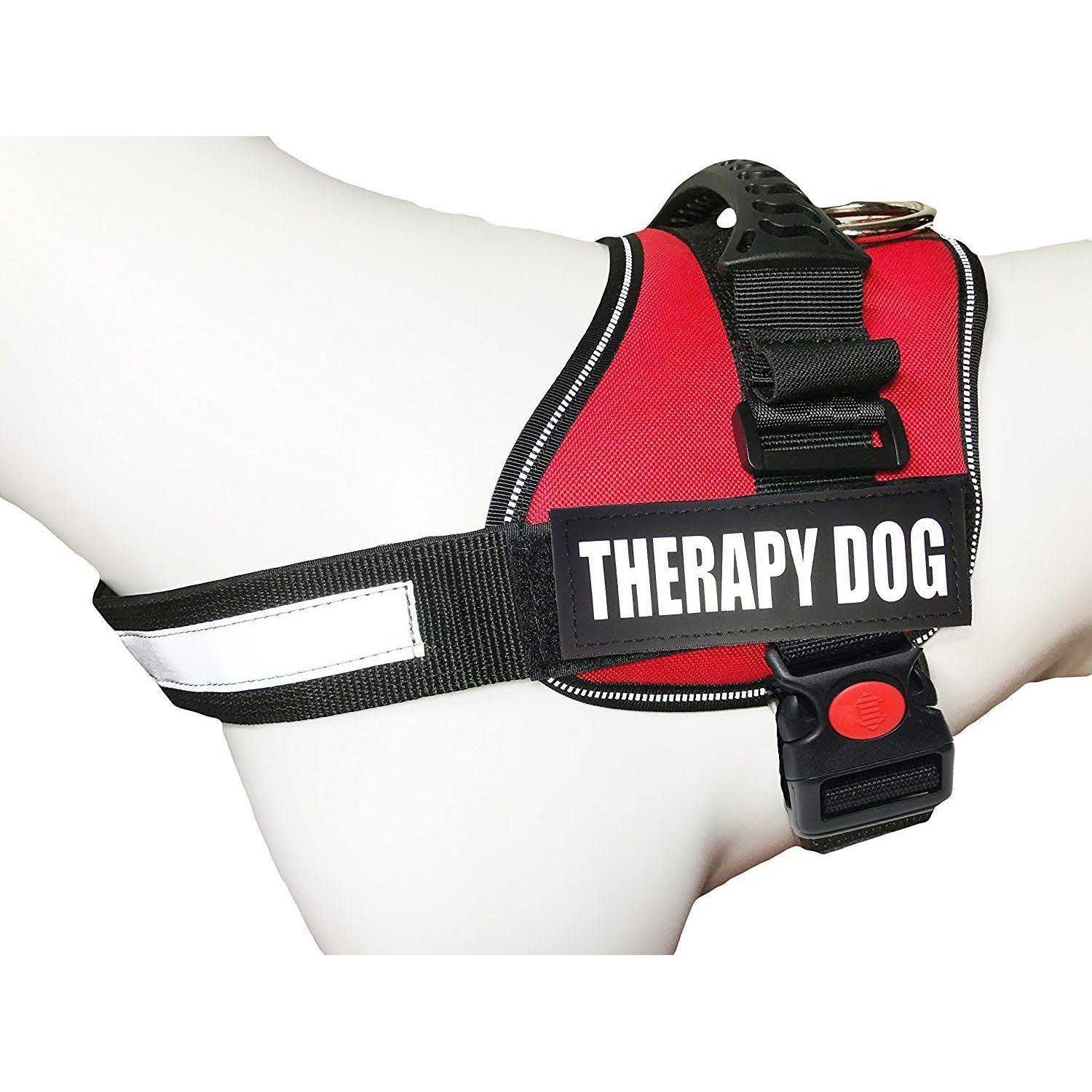 Alternative view of Albcorp Service Dog Vest Harness Reflective Woven Polyester Nylon