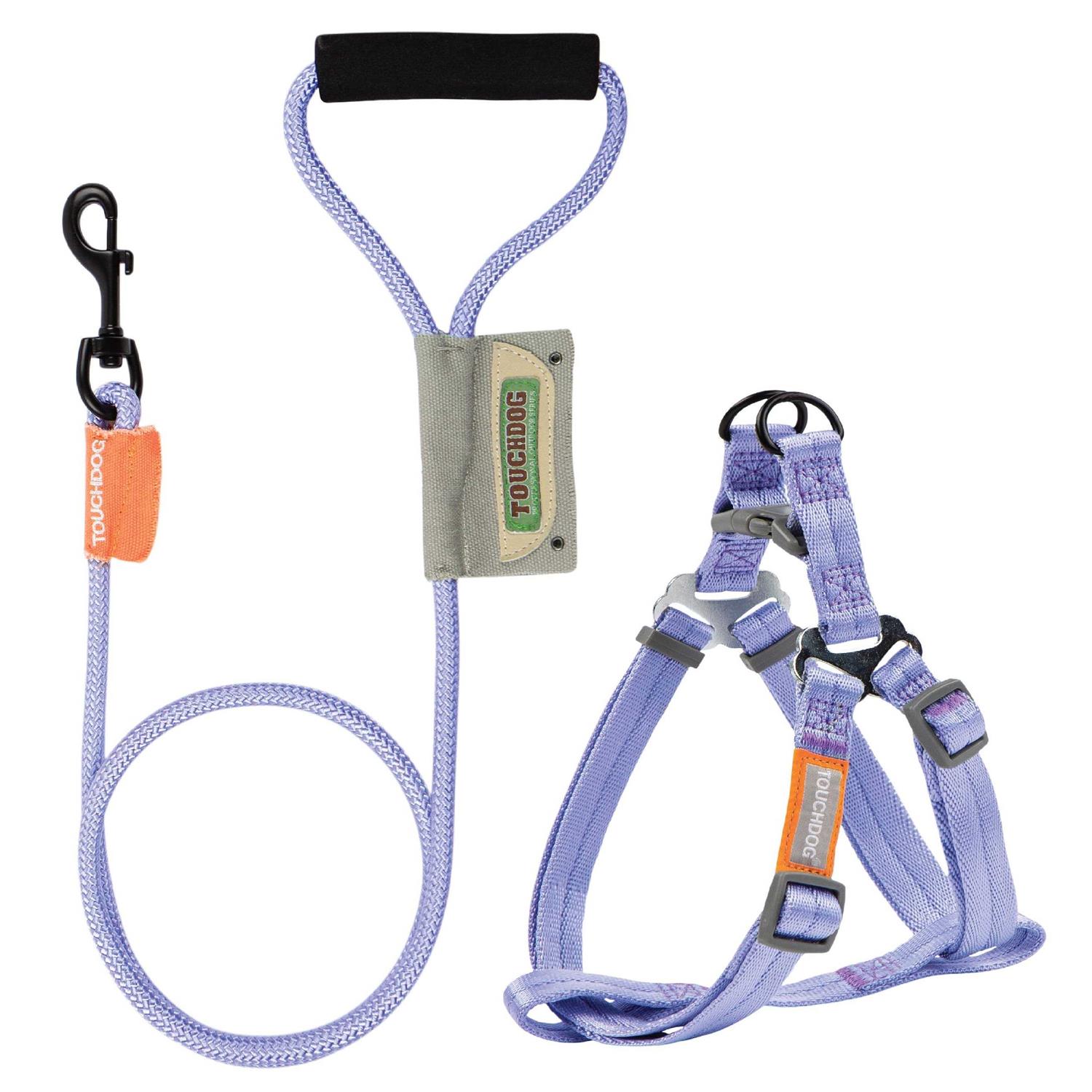 Touchdog Macaron 2-in-1 Durable Nylon Dog Harness and Leash