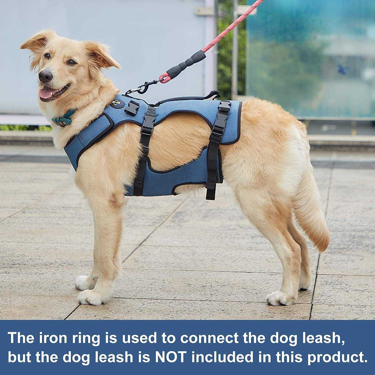 Alternative view of Coodeo Dog Lift Harness Support & Recovery Sling Pet Rehabilitation Lifts Vest Adjustable Breathable Straps for Old