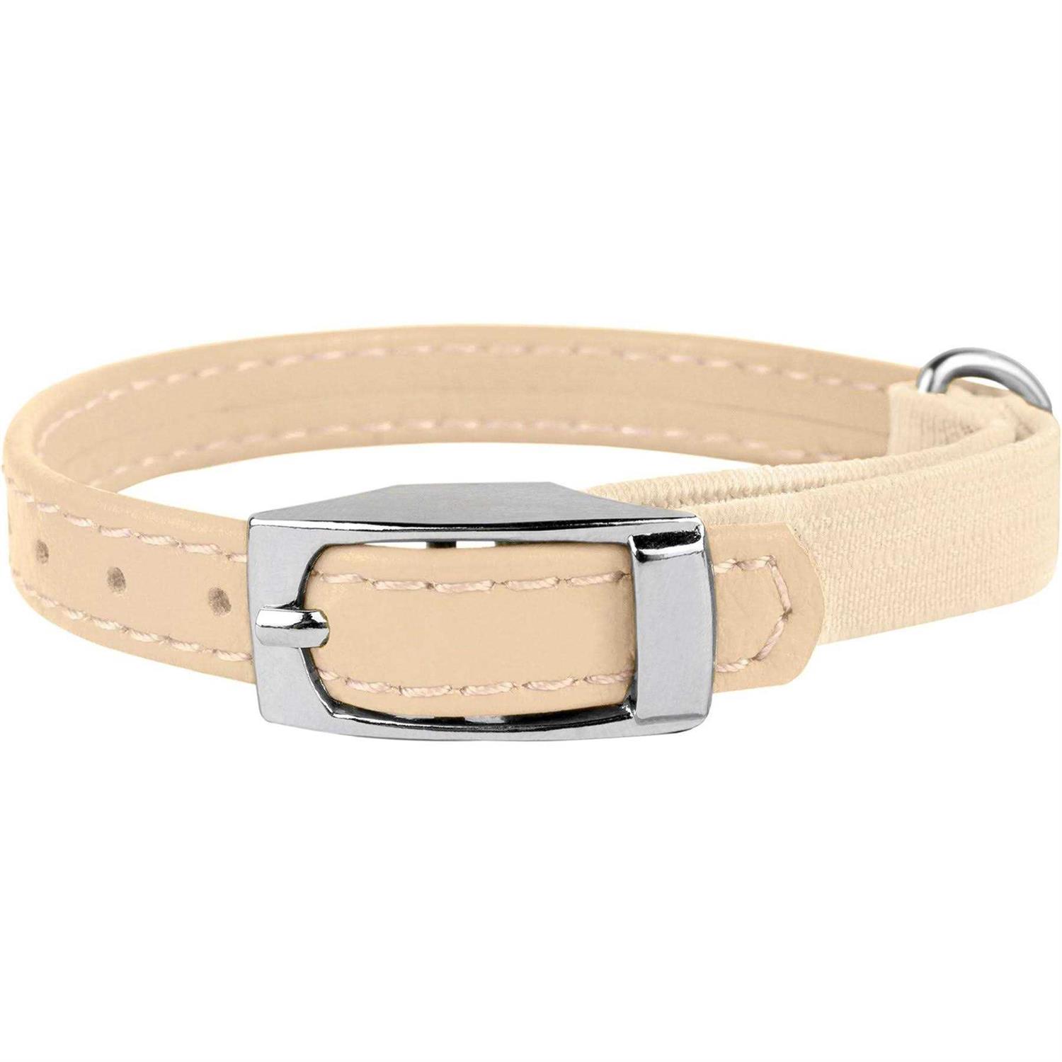 CollarDirect Leather Cat Collar with Bell Kitten Collar, Small and Big Cat Collar for Boy Cats