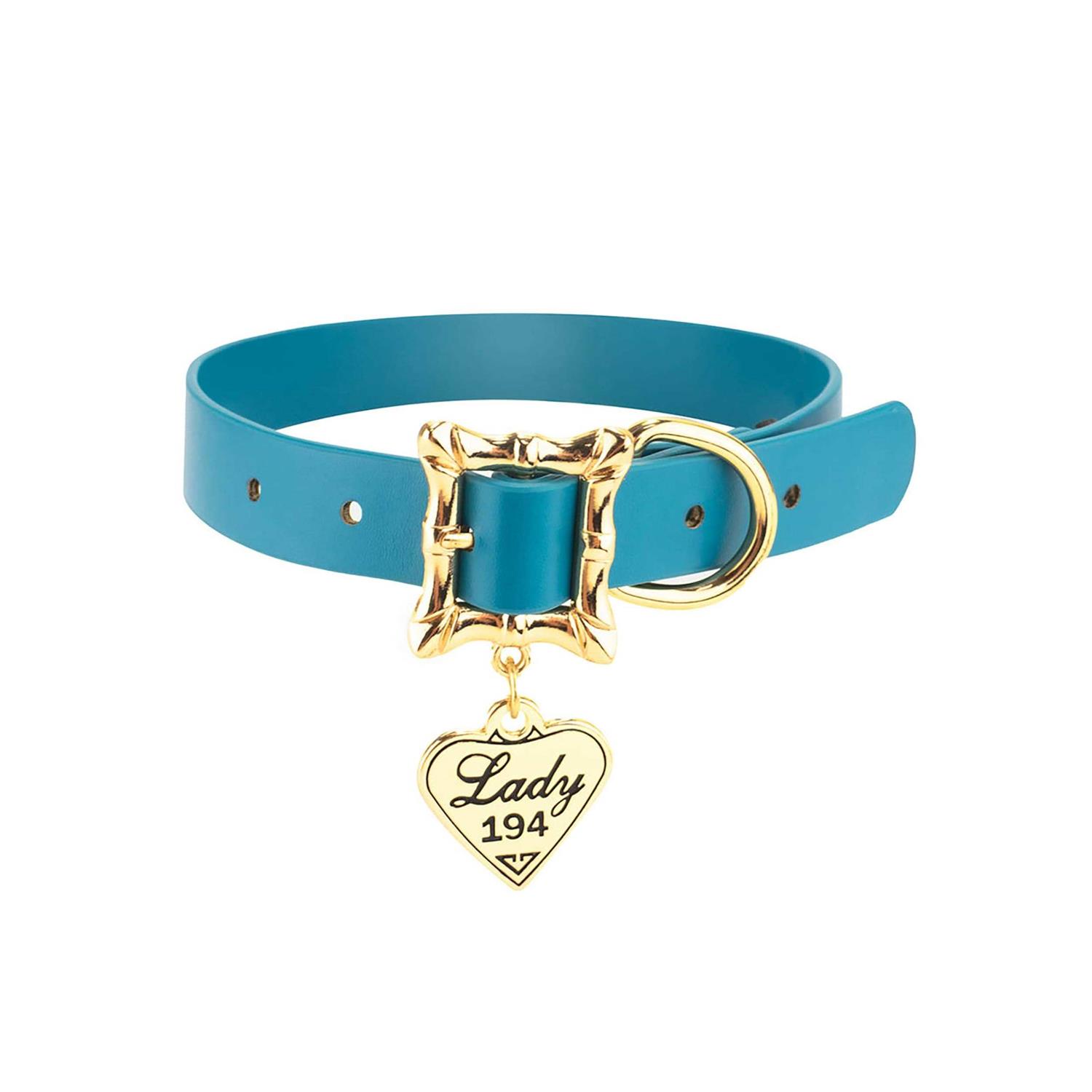 Buckle-Down Disney Lady and the Tramp Movie Replica with Heart Charm Dog Collar