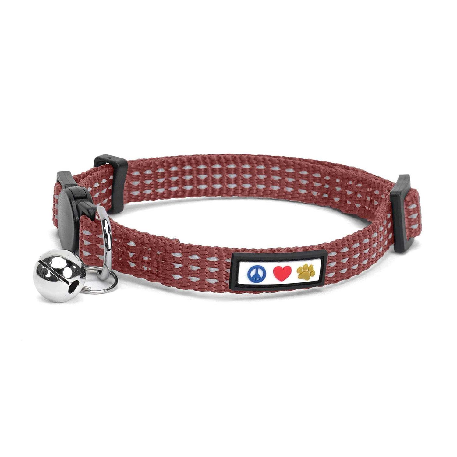 Pawtitas Cat Collar with Safety Buckle and Removable Bell Cat Collar Kitten Collar