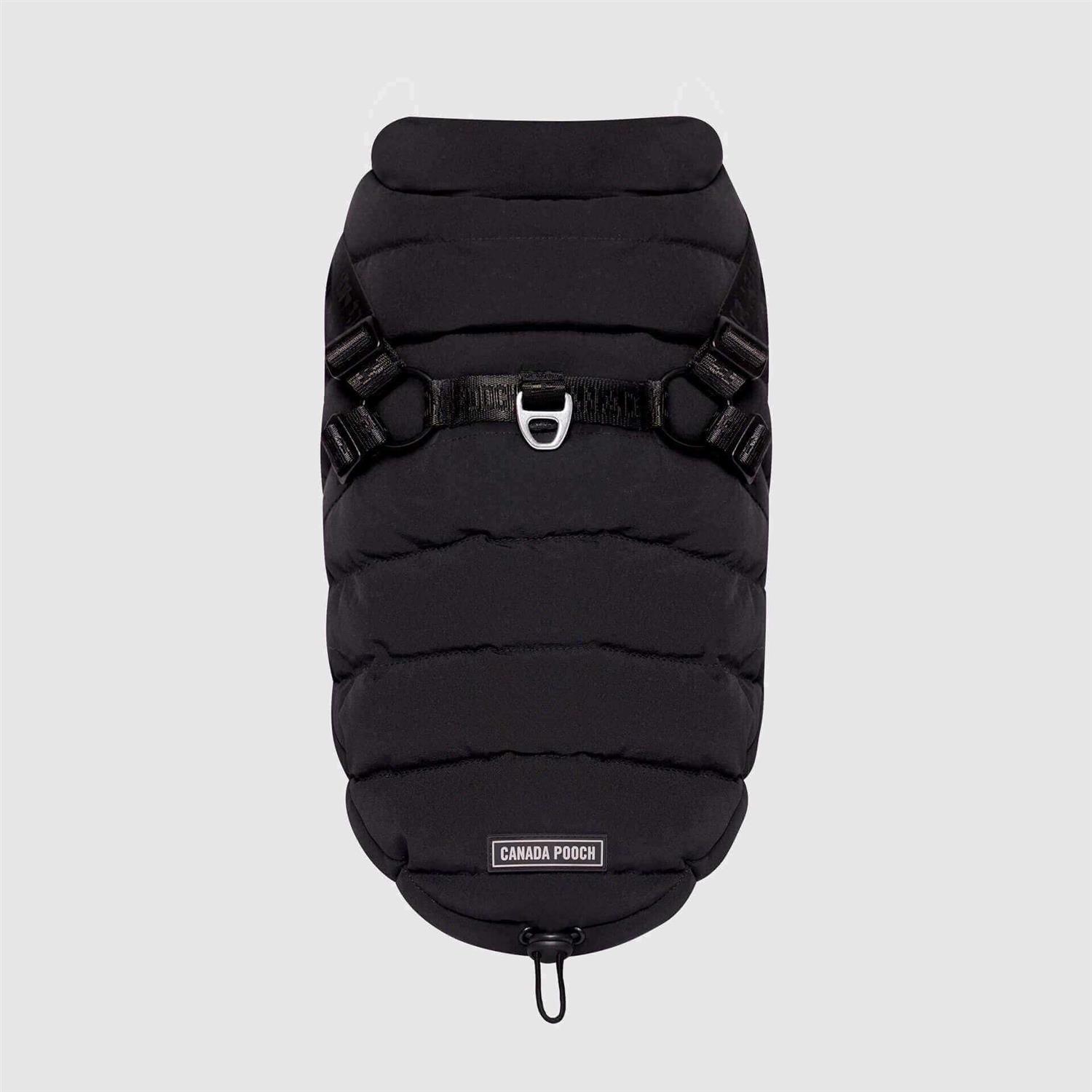 Canada Pooch Harness Puffer Black