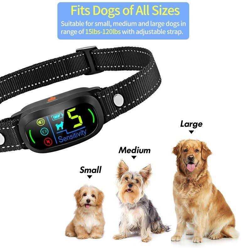 Alternative view of GroovyPets Smart Barking Control Waterproof Automatic Anti bark Dog Collar