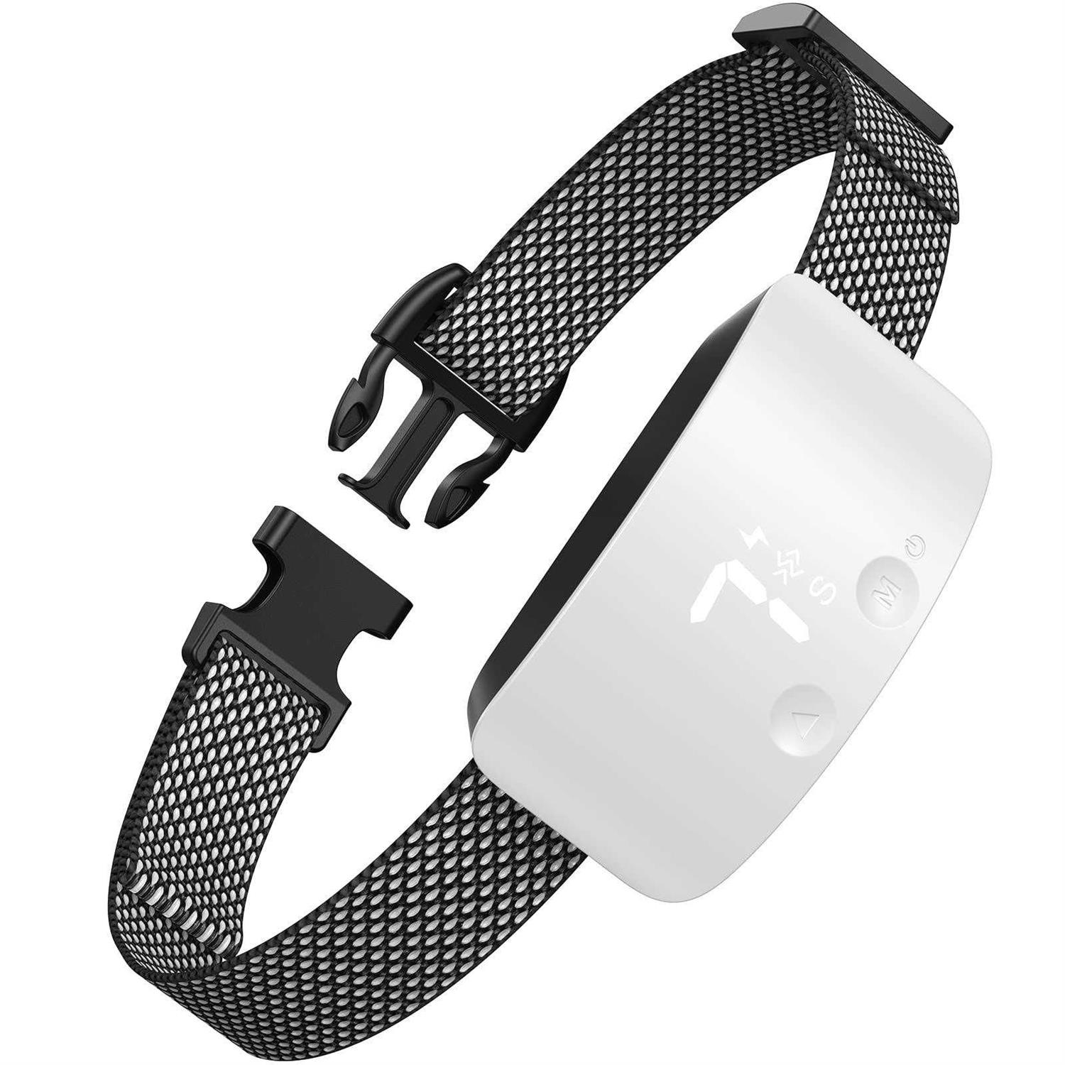 NBJU Bark Collar for Dogs,Rechargeable Anti Barking Training Collar with 7 Adjustable Sensitivity and Intensity Beep Vibration for Small Medium