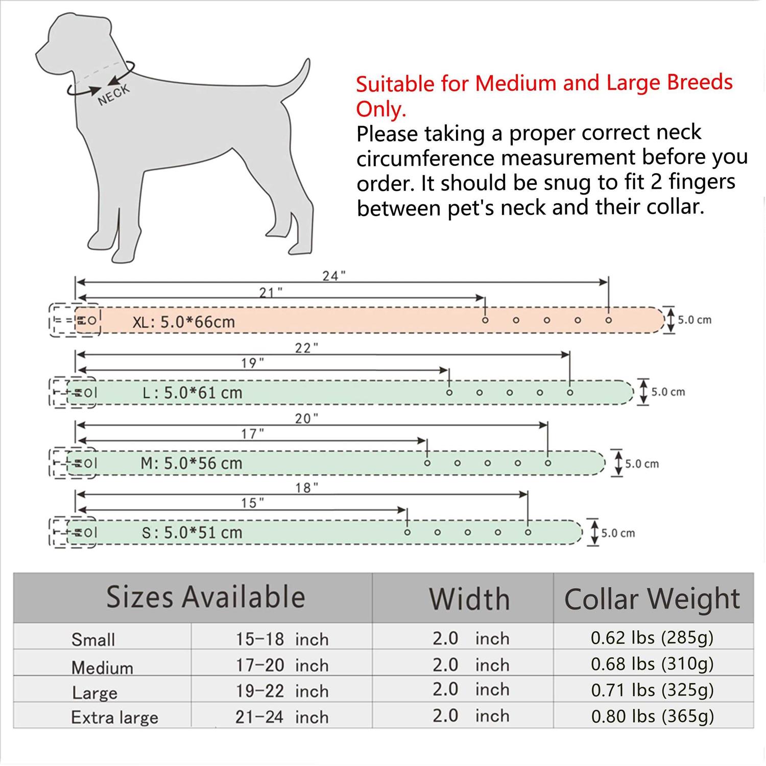 Alternative view of Berry Pet Sharp Spiked Studded Dog Collar Stylish Leather Dog Collars 2 Inch in Width Fit for Medium & Large Dogs