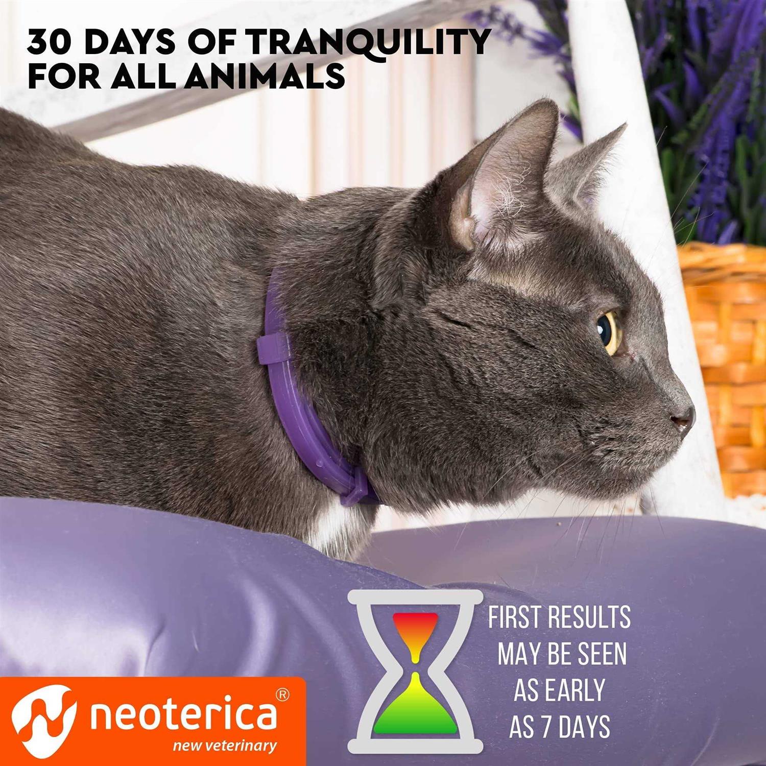 Alternative view of Relaxivet Cat Calming Collar & Pet Anti Anxiety Products Feline Calm Pheromones Collars & Cats Stress Relief